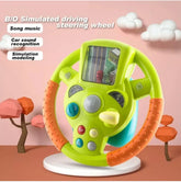 Little Driver Steering Wheel Toy With Music, Games & Vehicle Sounds, For Kids Simulate Driving Car Copilot Steering Wheel - Any 1