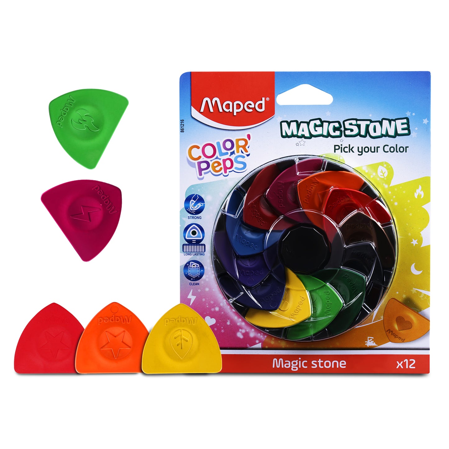 MAPED MAGIC STONE COLOURS - 12 SHADES