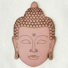 MDF Stencil Buddha Engraving - 4 inch