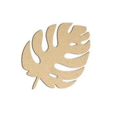 MDF Stencil Leaf cutout - 4 inch