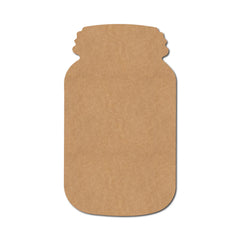 MDF Stencil Mason Jar plain - 4 inch