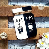 MDF Stencil Mason Jar plain - 4 inch