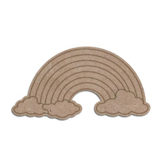 MDF Stencil Rainbow Engraving - 4 inch