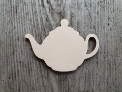 MDF Stencil Tea pot cutout - 4 inch