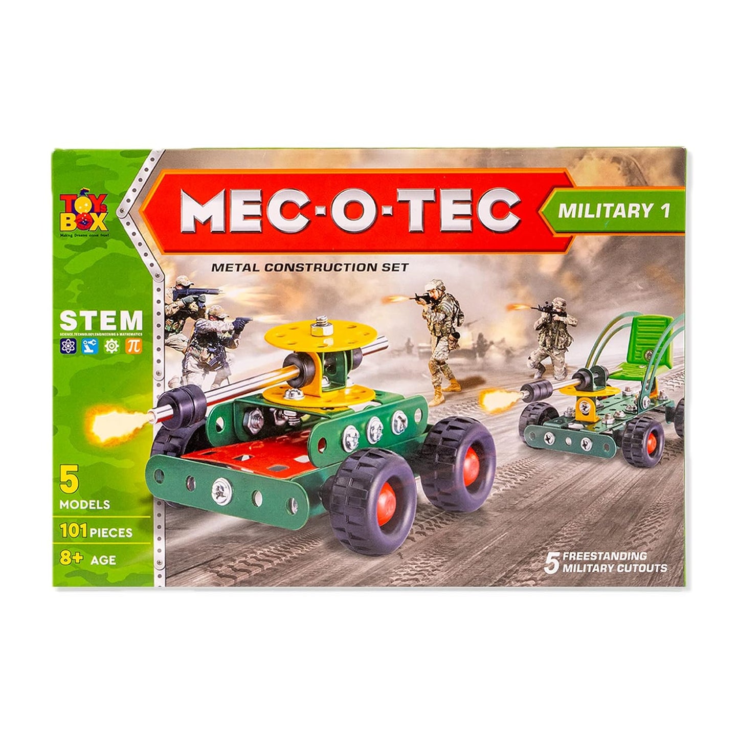 MEC-O-Tec Military No.1 Construction Set 5 Models 101 Pieces