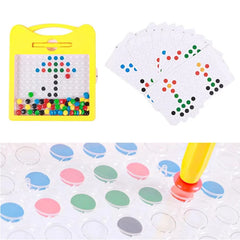 Magic Magpad Dots - Magnetic Pattern Learning Board for Kids