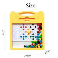 Magic Magpad Dots - Magnetic Pattern Learning Board for Kids