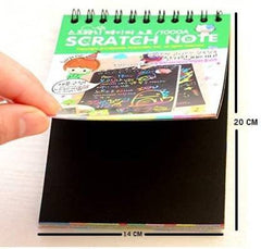 Magic Scratch Notebook/Diary small- 10 Sheets
