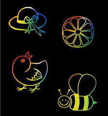 Magic Scratch Notebook/Diary small- 10 Sheets