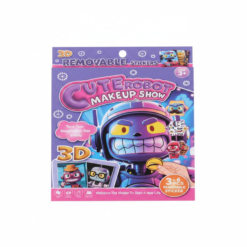 Magical Face Changing Sticker Book - Any 1 Random