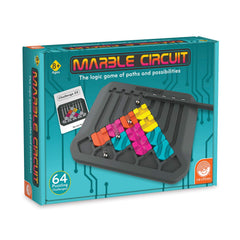 Marble Puzzle Circuit Logic Game - 64 Card Challenges Kids & Adults Ages 8+