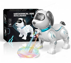 Mechanical Dog Intelligence – Dancing Robot Puppy with Lights & Music, Walking Robot Dog Toy with Colorful Lighting Ideal Gift for Kids