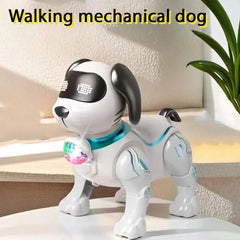 Mechanical Dog Intelligence – Dancing Robot Puppy with Lights & Music, Walking Robot Dog Toy with Colorful Lighting Ideal Gift for Kids