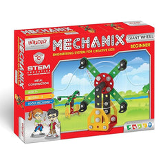 Mechanix Beginner Giant Wheel , Diy Stem And Education Metal Construction Set, For Boys & Girls, Multicolour, 7Y+
