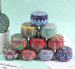 Metal Tin Box Round shape Big- Any 1 Random
