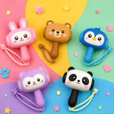 Mini Hammer Shaker Toy Keychain for Kids Adults & Stress Relief School College Hand Bag Hanger Pendant Ages 3+ (Any 1)