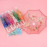 Mini Lace Foldable Umbrella , Doll Umbrellas Shining Decor for Wedding , Baby Shower- Any 1