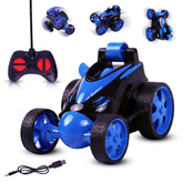 Mini Stunt Car Remote Control Rechargeable Car Toy for Kids - 360 Degree Spinning (Multicolor)
