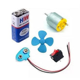 Motor Fan Electronic Experiment Project DIY Kit- Without Battery***