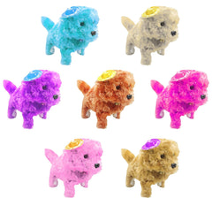 Moving Puppy Dog with Lighting Stuffed Soft Plush Animal Toy with Sound music-Any 1 Random color