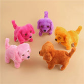 Moving Puppy Dog with Lighting Stuffed Soft Plush Animal Toy with Sound music-Any 1 Random color