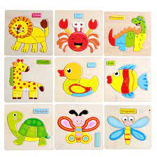 Multi Shapes Animal Puzzle Board combo-4