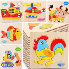 Multi Shapes Animal Puzzle Board combo-4