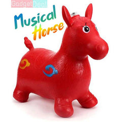 Musical Bouncing Horse, Activity Toy/Hop Farm Animals Toys for Small Toddler/Kids- Without Pump