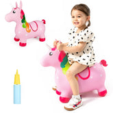 Musical Bouncing Horse, Activity Toy/Hop Farm Animals Toys for Small Toddler/Kids- Without Pump