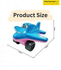 My First Toy Plane | Fun Expression | Unbreakable | Freewheeled | Colorful -Any 1 For 6 month and Above