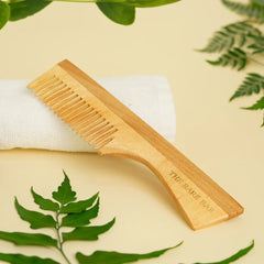 Neem Wooden Comb - Handle Comb