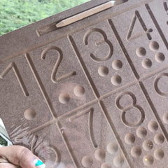 Number Tracing Writing Practice Board