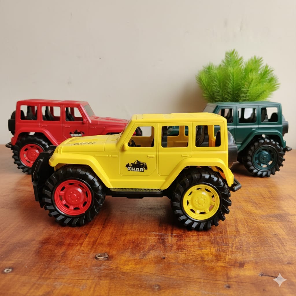Off Road Thar Jeep Friction Powered - Big Size Any 1