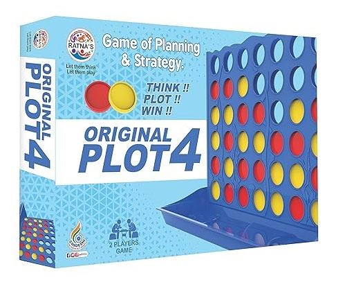 PLOT 4 Big Board Game Strategy Game for 2 Players
