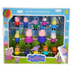 Pepp'a Pig 14Pcs Family Toy with Family and Friends Toy for Kids (Multicolor)