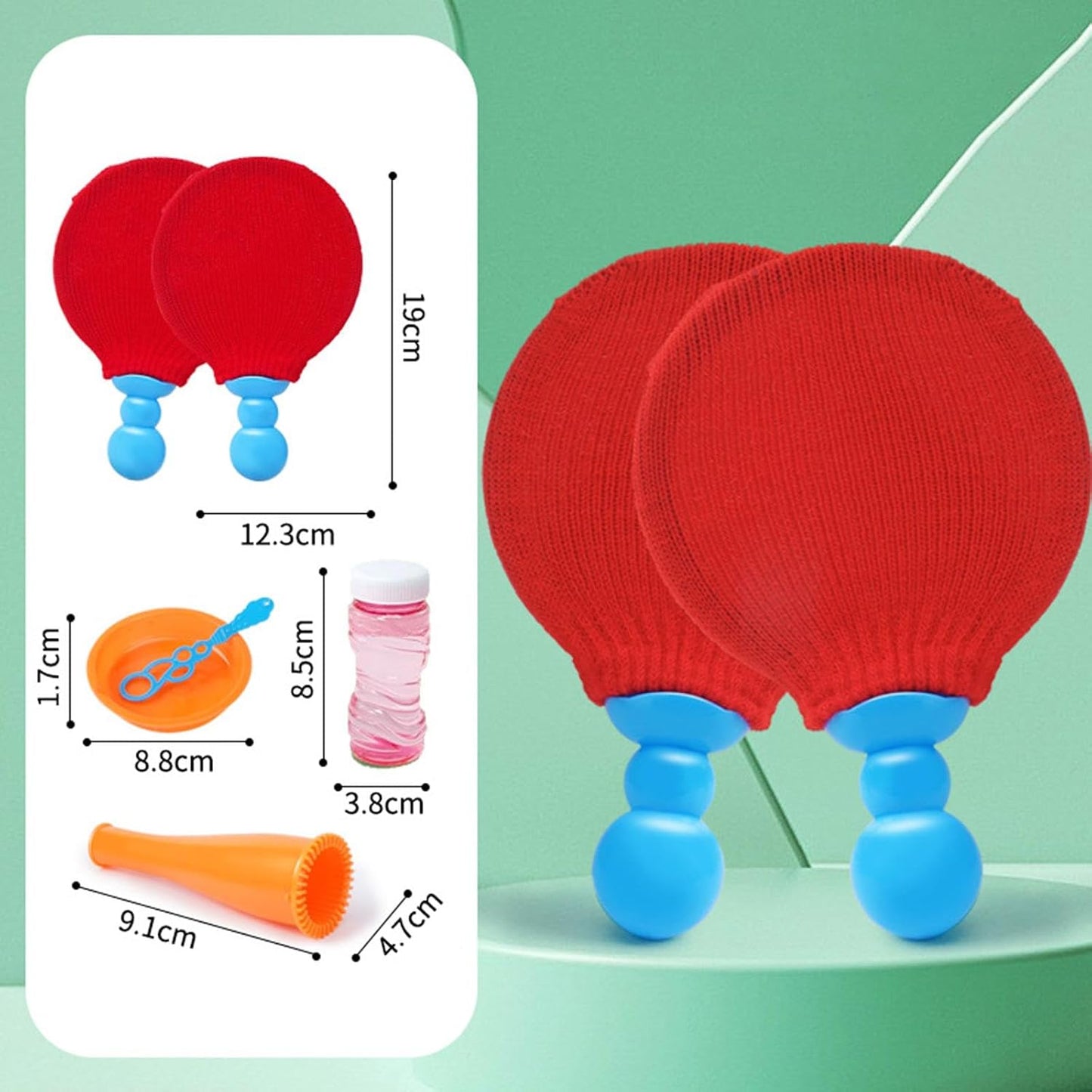 Ping pong Bubble Toy Toss and Catch Bubble Game Table Tennis