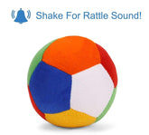 Plush Soft Ball Toy Rattle Ball Small - 1 pc