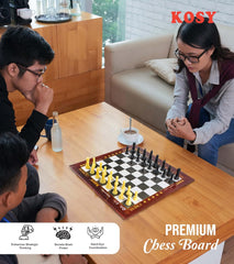 Portable Chess Paper Board Game – Lightweight Foldable Only Board