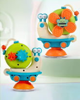 Premium 5 in 1 Power Windmill Snail Toy for Babies Activity Toys for Toddlers |Montessori Sensory Development Convertible Push &Go Toy