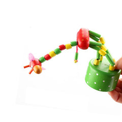 wooden Pressing Girraffe Toy- Pack of 1