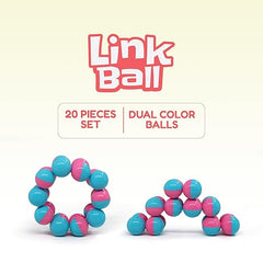 Puzzled Linked Balls Activity Toy for Kids and Adults, Non-Magnetic Puzzle
