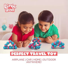 Puzzled Linked Balls Activity Toy for Kids and Adults, Non-Magnetic Puzzle