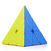 Pyramid Cube 3x3 High Speed Stickerless Triangle Pyraminx Puzzle Cube