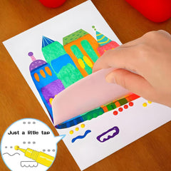 Rainbow Scratch Art Squeeze Dot Painting Kit for Kids- 1 Art Kit