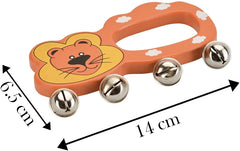 Wooden Rattle with Handle - pack of 1