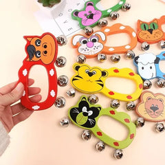 Wooden Rattle with Handle - pack of 1