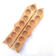Raw Wooden Traditional Pallanguli- Fish Shape without shells