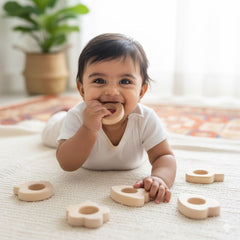 Raw Neem Wood baby Teether - Any 1 Random piece
