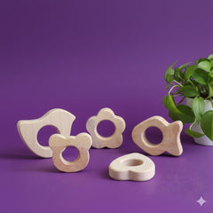 Raw Neem Wood baby Teether - Any 1 Random piece