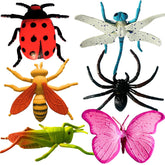 Realistic Insect Toys for Kids 6Pcs Mid Size Reptile Bug Animal Figure Toy